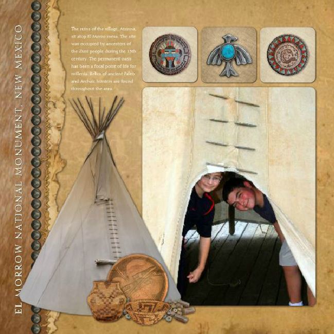 Long requested and hard to find in the digital art marketplace, the American Indian Digital Scrapbook Kit offers a slice of Native American culture with its beautifully presented historical artifacts. The earthen color palette features terracotta, turquoises, and other natural brown elements. Included are many Native Indian elements such as bows and arrows, arrowheads, buffalo, baskets, indigenous pottery, tomahawk, moccasin, peace pipes, snake skin, tipi, jewelry pieces and so much more.