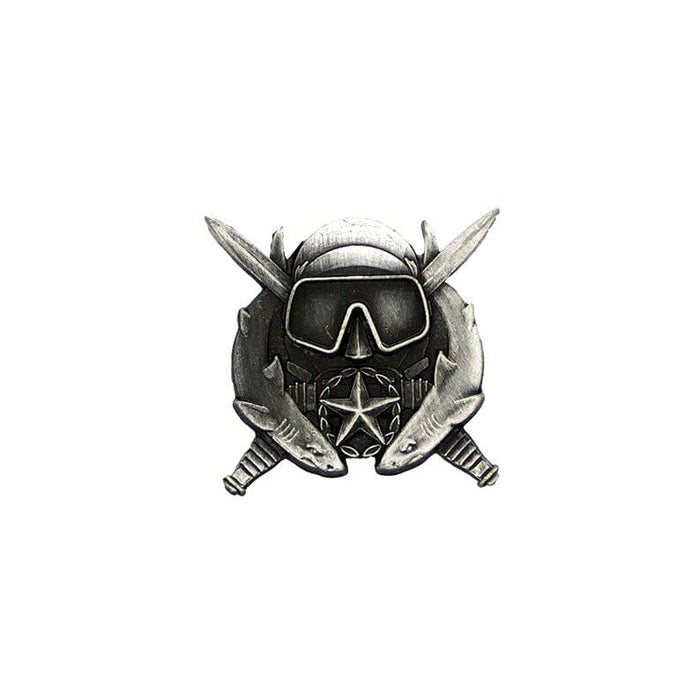 Special Operation Diver Supervisor - Silver Oxidized