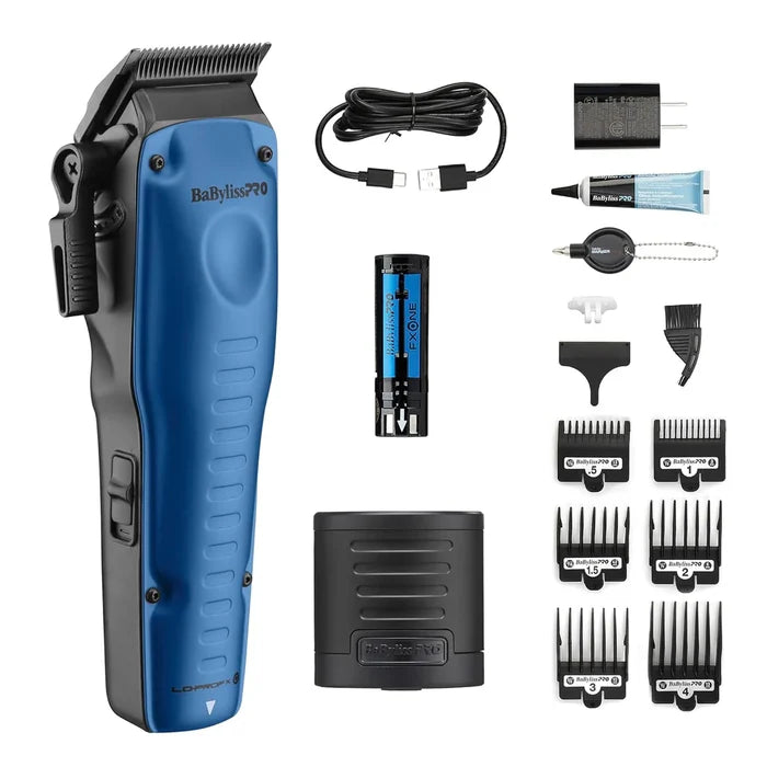 BaBylissPRO® FXONE™ Lo-ProFX Limited Edition Matte Blue Clipper
