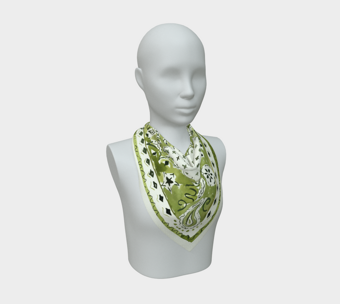 Cactus Sage Bandana Scarf