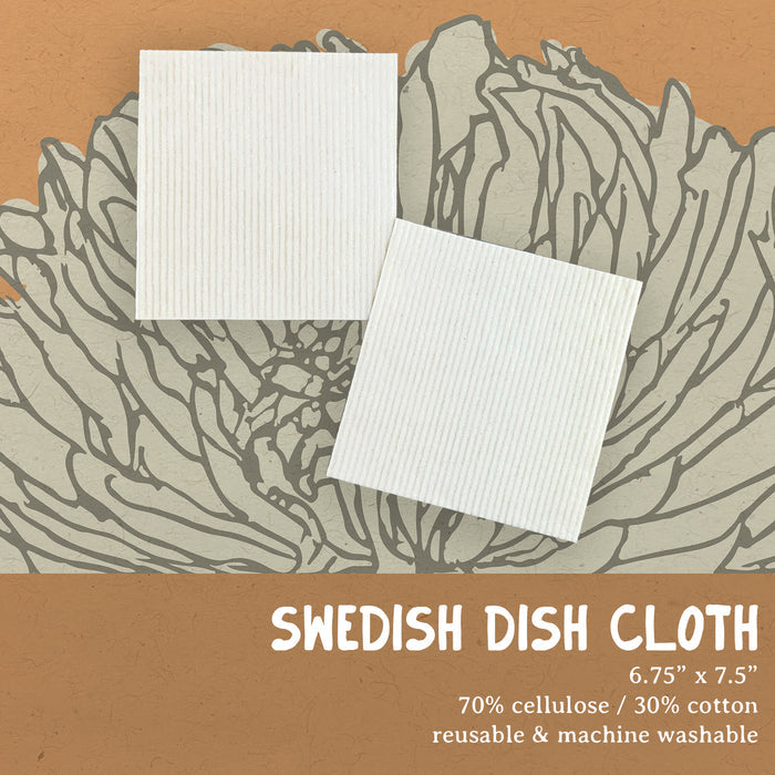Cafe Drinks, Espresso - 2pk Swedish Dish Cloth