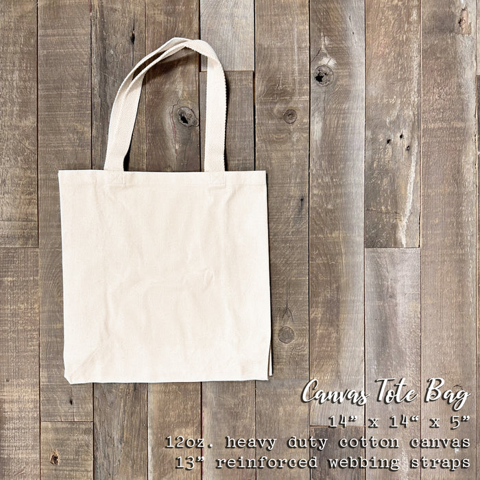 Christmas Star with Berries - Canvas Tote Bag
