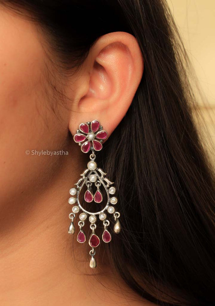 Essence Stone Studded Danglers
