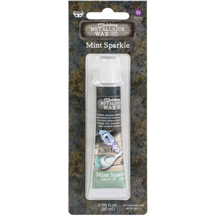 Finnabair Art Alchemy Metallique Wax - Prima - Mint Sparkle