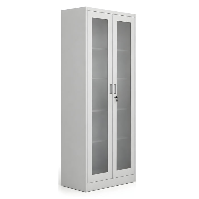 Full-Height Glass Door & Metal Storages
