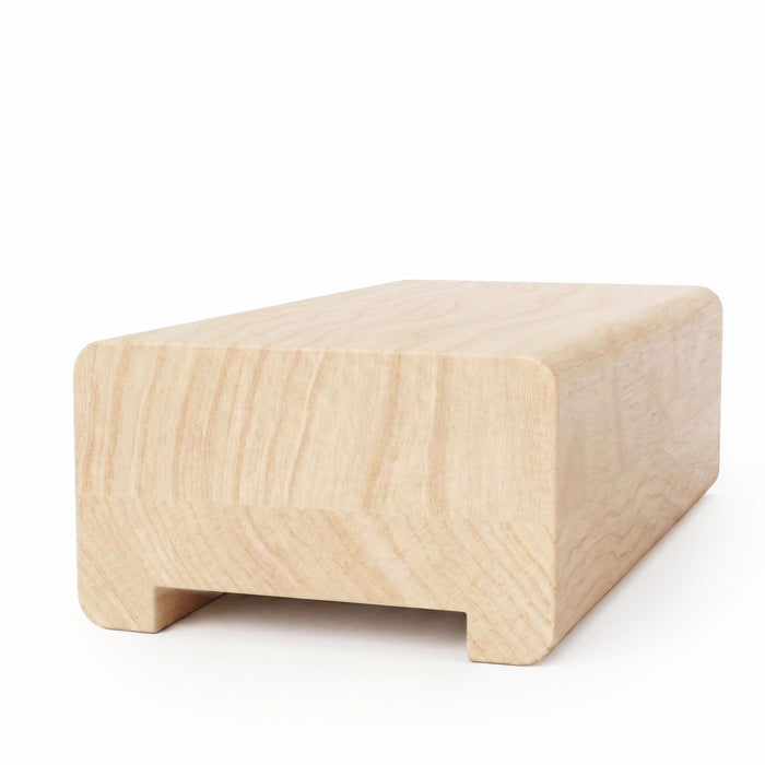 8' / Maple / 1-3/4" Plow with Fillet