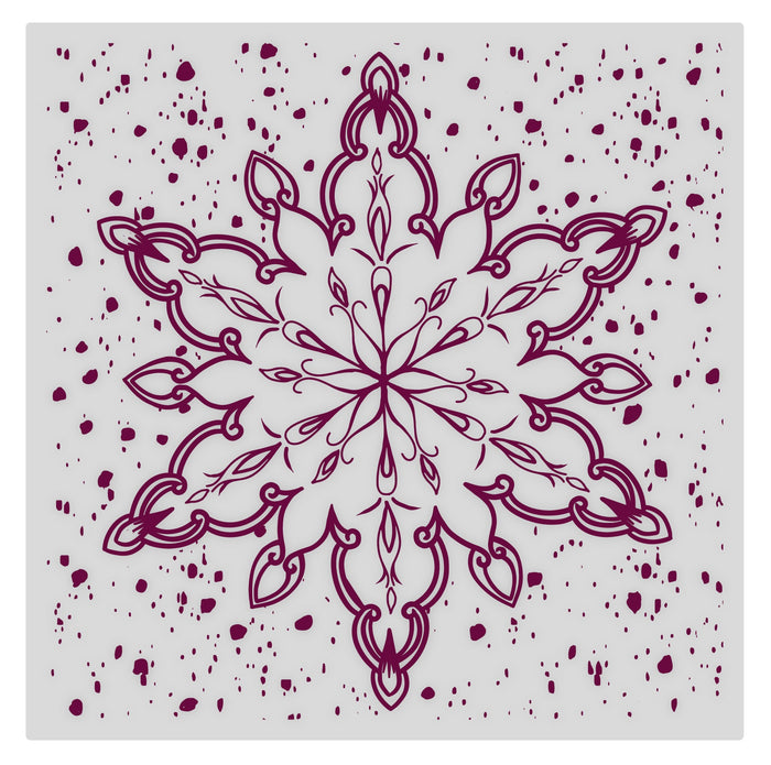 In The Frame Snowflake Stories Embossing Folder - Statement Snowflake