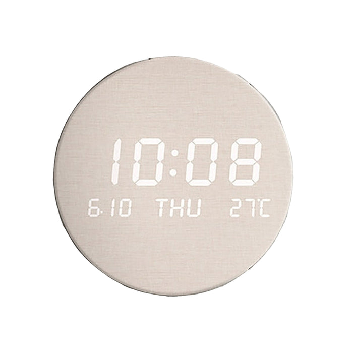 Ivory Wood Wall Clock