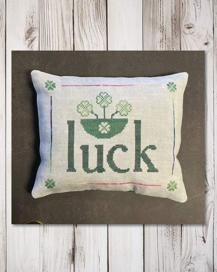 Luck Cross Stitch Pattern (Word Play Series)
