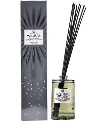 Makassar Ebony & Peach Reed Diffuser