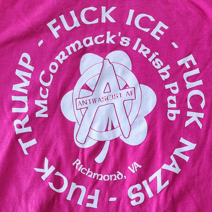 Mccormack's pink t shirt