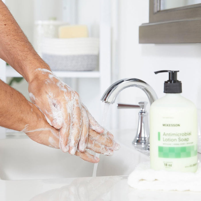 McKesson Antimicrobial Lotion Soap with Aloe, Herbal Scent