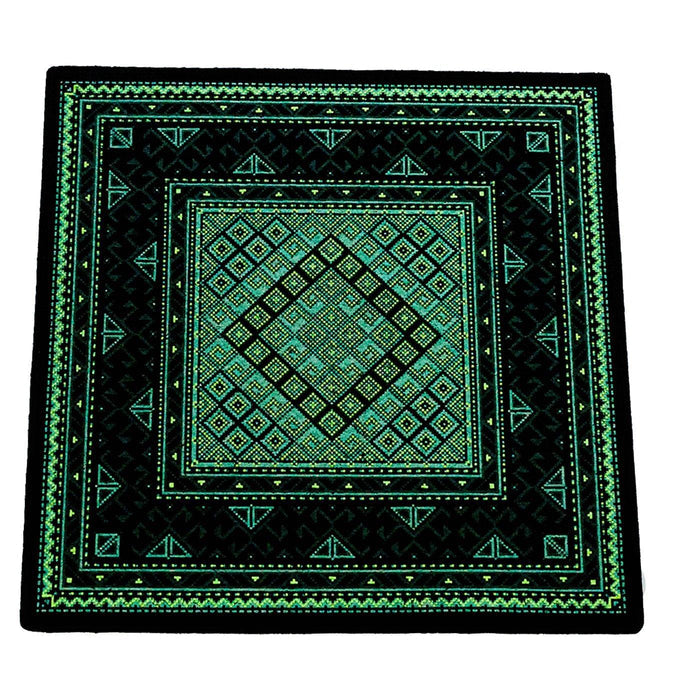 Moodmats Moss Carpet 12 inch square UV screen printed glass accessory mat