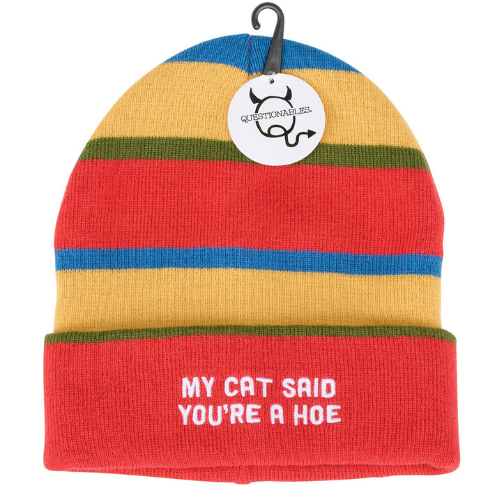 My Cat Said You're A Hoe Beanie