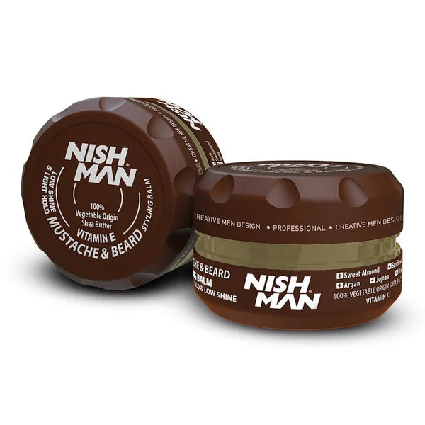 NishMan Beard & Moustache Styling Balm 3.4 oz / 100ml