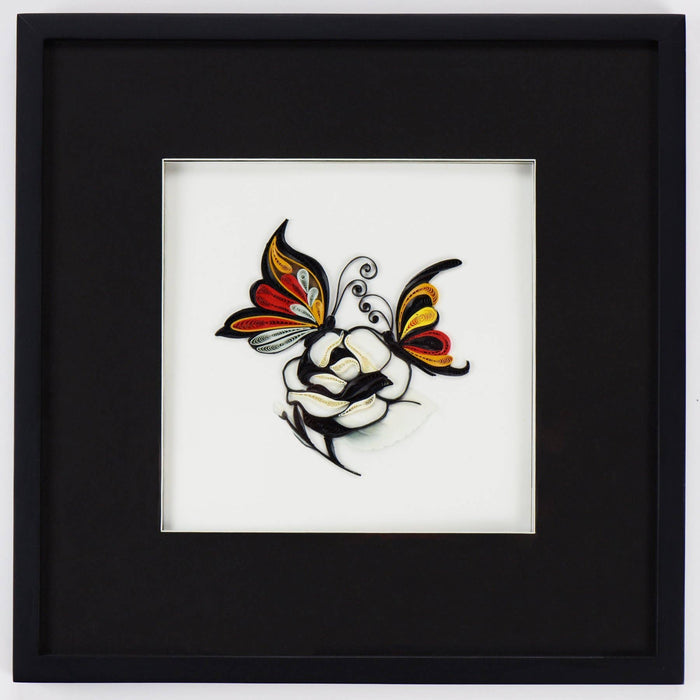 Quilling Card - Black Shadow Box Frame