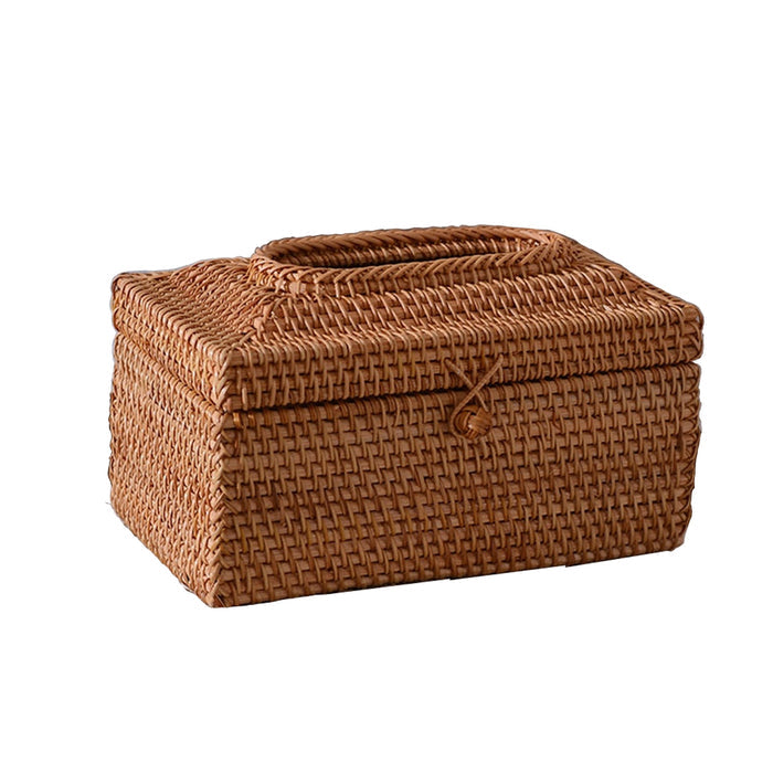 Rattan Tissue Box Holder