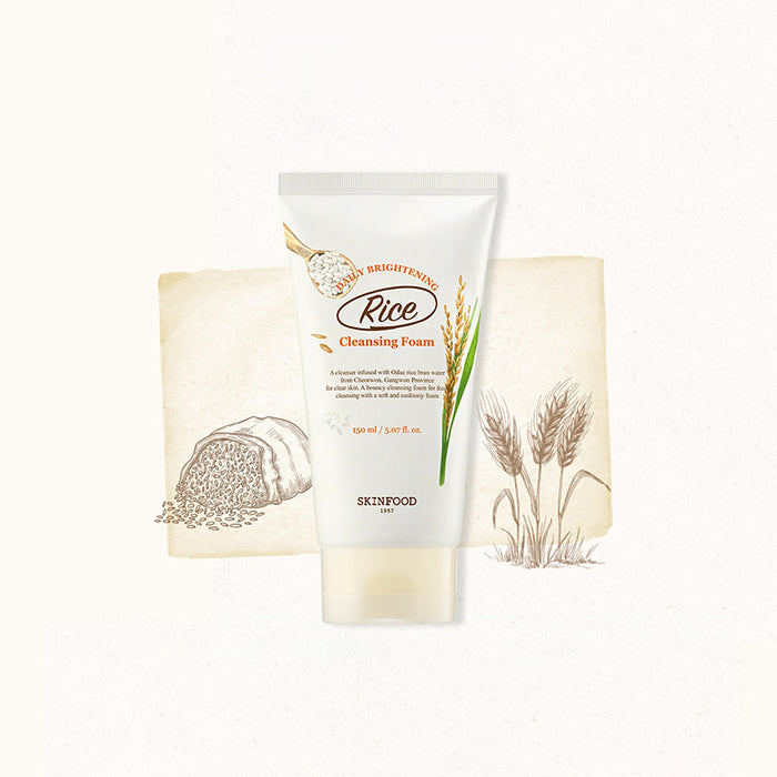 Rice Daily Brightening Cleansing Foam