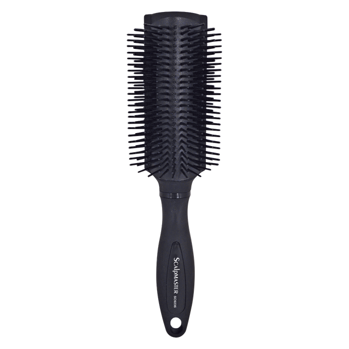 Scalpmaster Rubber Base Styling Brush – 9 Row