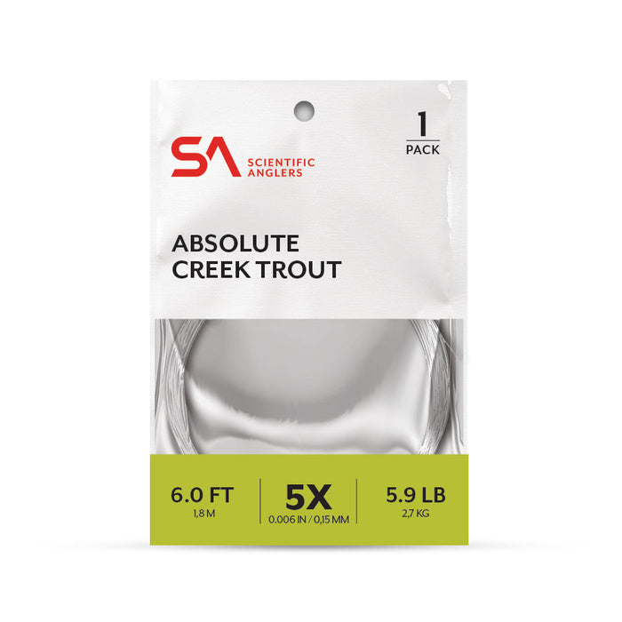 Scientific Anglers Absolute Creek Trout Leaders