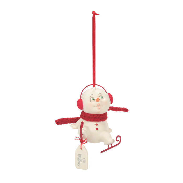 Snowpinions Life Is Slippery Ornament