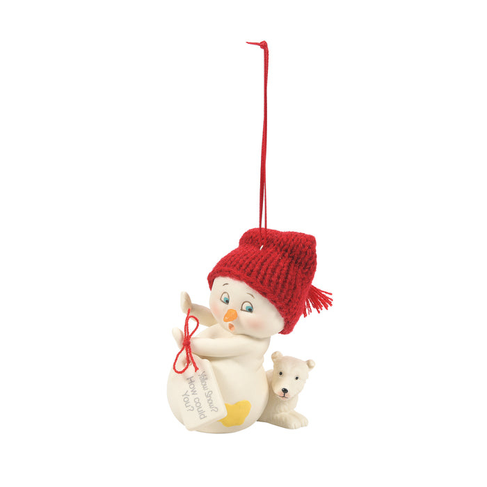 Snowpinions Yellow Snow Ornament