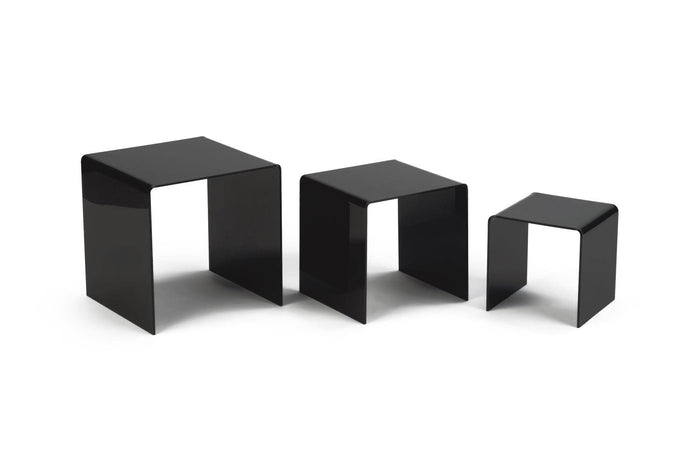 Tripar International - Square Black Acrylic Risers