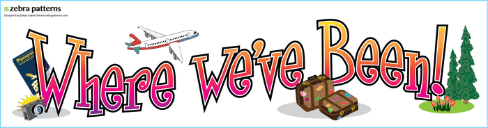 Where We've Been! 7" x 28" Banner