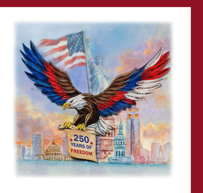 YoderDo Quilling Greeting Cards - 250 Birthday Happy Birthday America