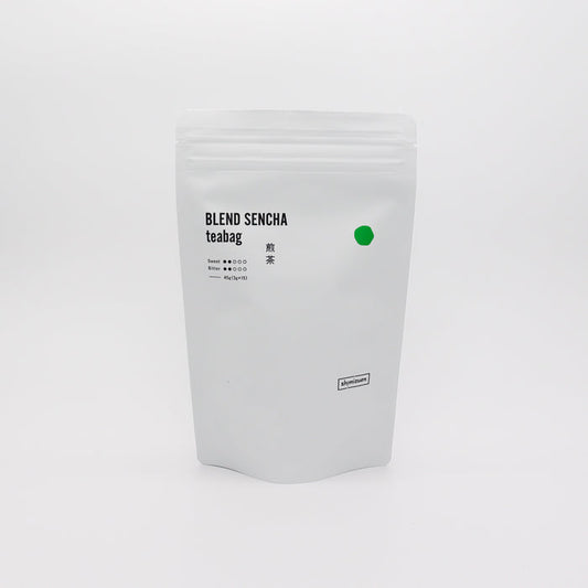 #1092.I1 Shimizu Tea Garden. Blend Sencha Teabag / 清水園 奥久慈 煎茶ティーバッグ package yunomi.life