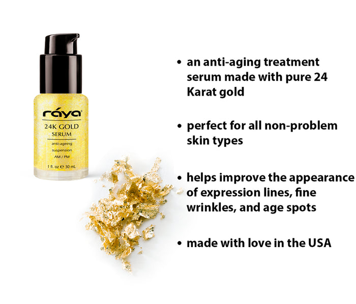 24 KARAT GOLD SERUM (510) RAYA SPA - rayaspa