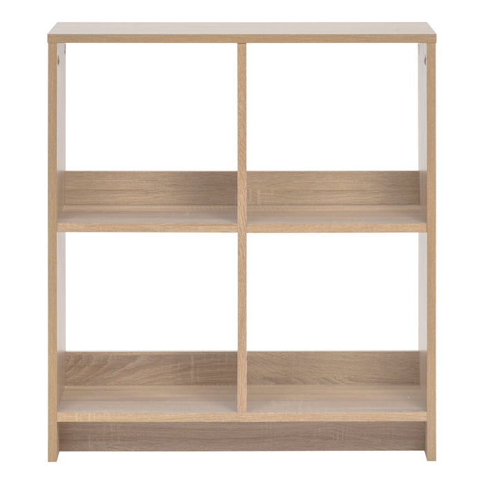29.8 in. H x 27 in. W x 10 in. D Ash Brown Heavy-Duty Decorative 4 Cube  Organizer - IRIS USA, Inc.