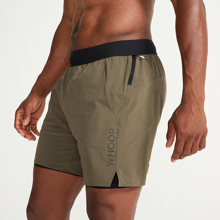 4.0 Olive ANY-WEAR™ Logo Short