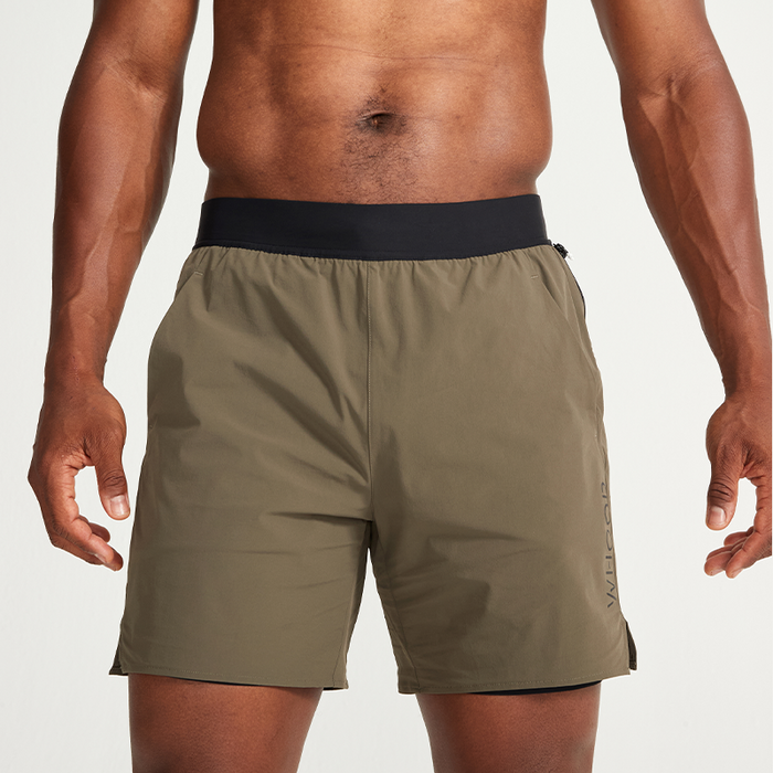 4.0 Olive ANY-WEAR™ Logo Short