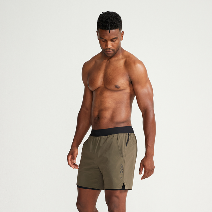 4.0 Olive ANY-WEAR™ Logo Short