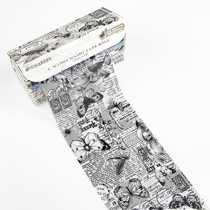 49 And Market Curators Essential 4" Washi Tape Roll - Wings