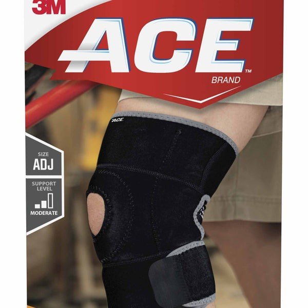 ACE Adjustable Knee Support, Moderate Compression, One Size Fits Most - 05113119815-Single - LL Medico