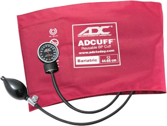 ADC Diagnostix 720 Pocket Aneroid Sphygmomanometer, Bariatric Cuff - 720-12BXBD-Single - LL Medico