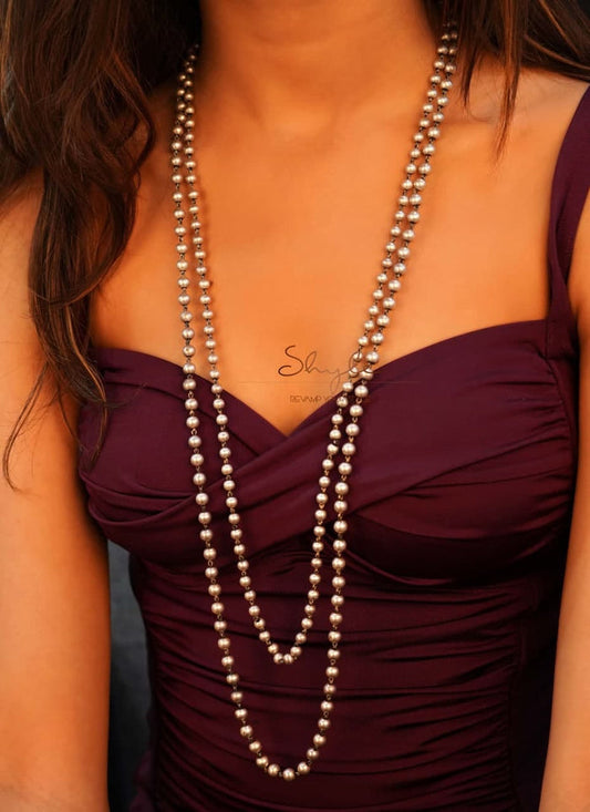 Adya Dual Layered Ball Chain Cluster