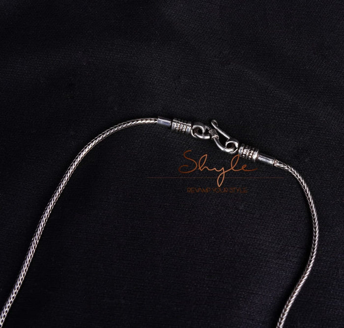 Adya Everyday Intricate Crafted Silver Chain