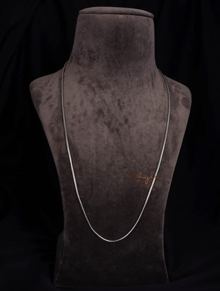 Adya Everyday Intricate Crafted Silver Chain