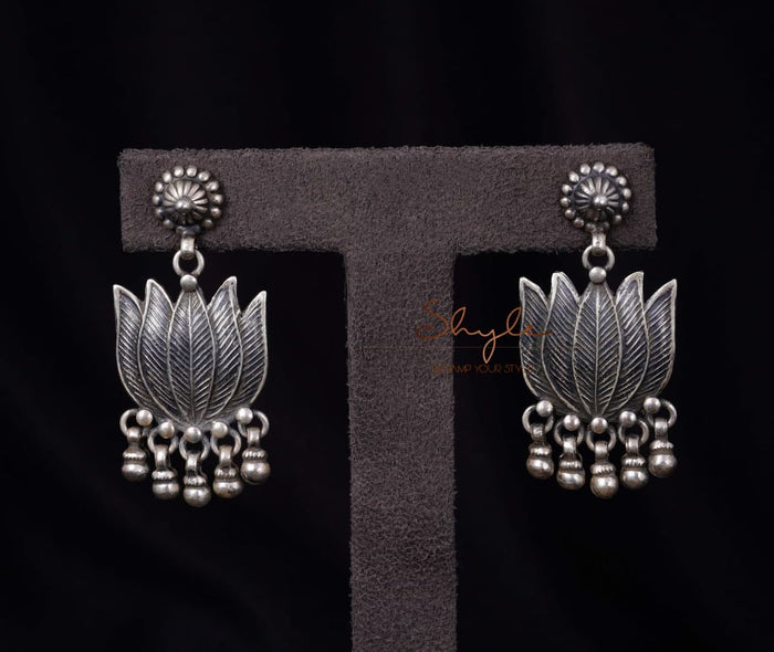 Adya Lotus Earrings front