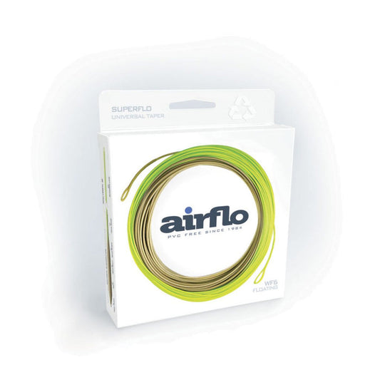 Airflo Superflo Universal Fly Line Moss Olive/Chartreuse