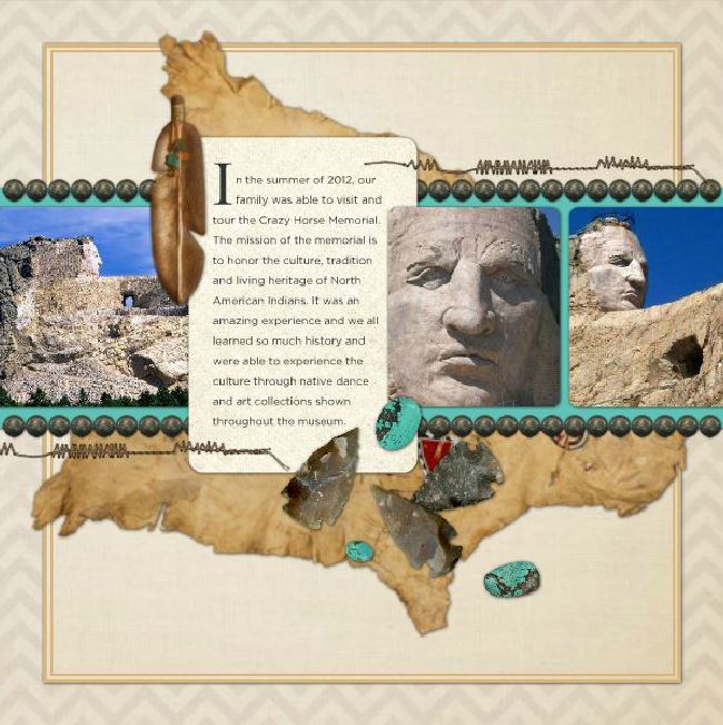 Long requested and hard to find in the digital art marketplace, the American Indian Digital Scrapbook Kit offers a slice of Native American culture with its beautifully presented historical artifacts. The earthen color palette features terracotta, turquoises, and other natural brown elements. Included are many Native Indian elements such as bows and arrows, arrowheads, buffalo, baskets, indigenous pottery, tomahawk, moccasin, peace pipes, snake skin, tipi, jewelry pieces and so much more.