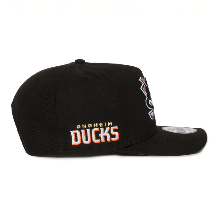 Anaheim Ducks All Black 950 AFrame Snap Back