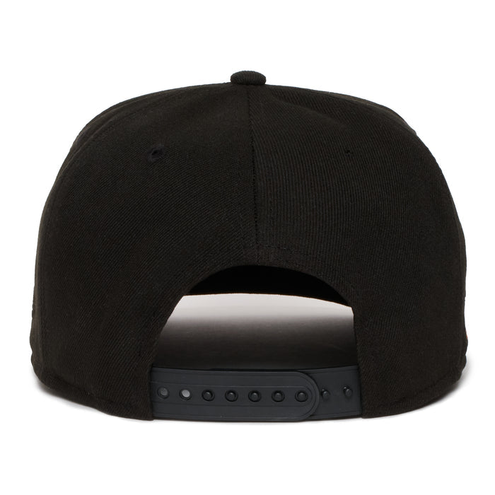 Anaheim Ducks All Black 950 AFrame Snap Back