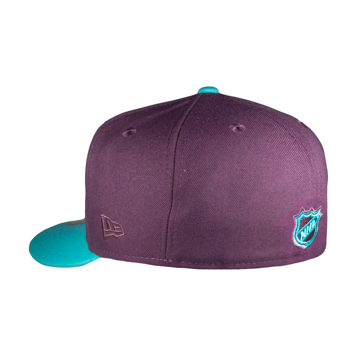 Anaheim Ducks Plum and Teal 30Th