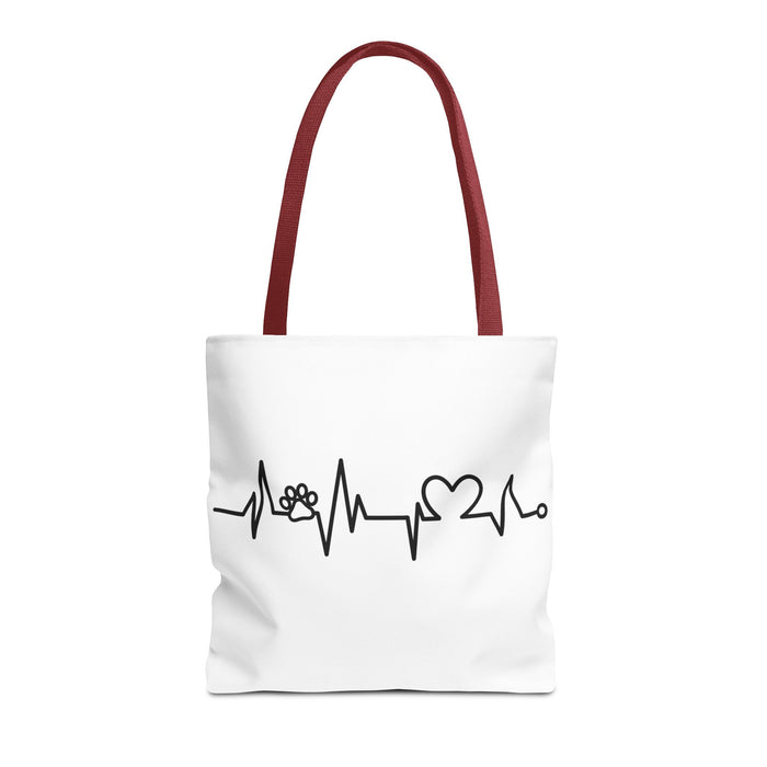 Animal ECG Tote Bag