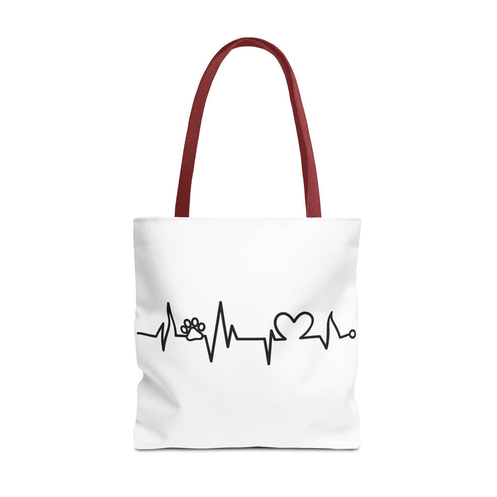 Animal ECG Tote Bag