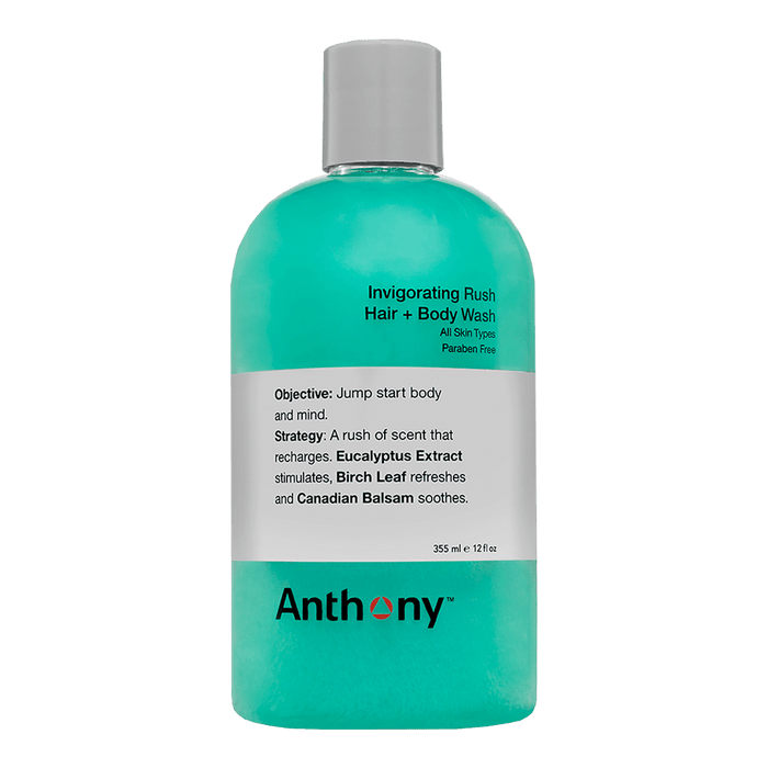Anthony Invigorating Rush Hair + Body Wash 355ml